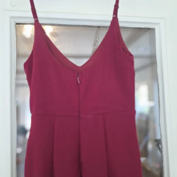 Lulu's Burgandy Prom Wedding Formal Bridesmaid Dress Sz Small - Picture 4 of 5
